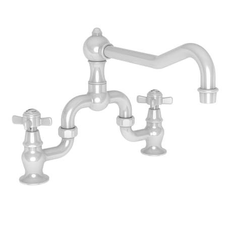 Newport Brass Kitchen Bridge Faucet in White 9451/50